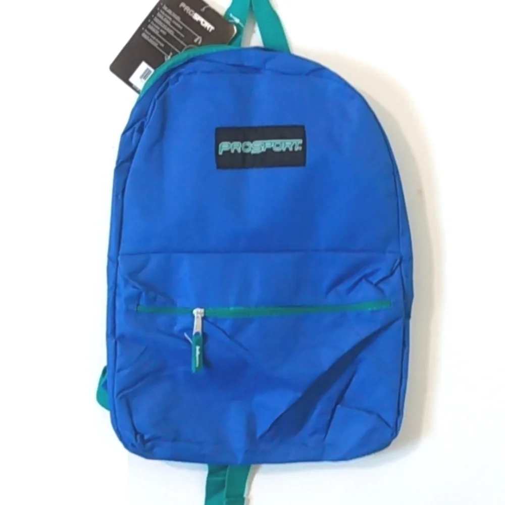 PROSPORT BLUE BOOKBAG BACKPACK CARRY-ON TRAVEL TOTE MEDIA BAG SIZE OS NWT